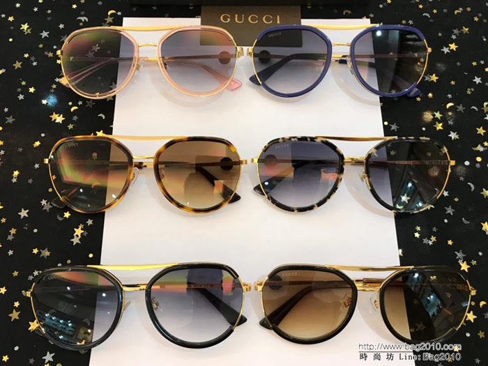 GUCCI古馳 2019爆款 GG1082 適合各種臉型 經典太陽鏡  lly1449
